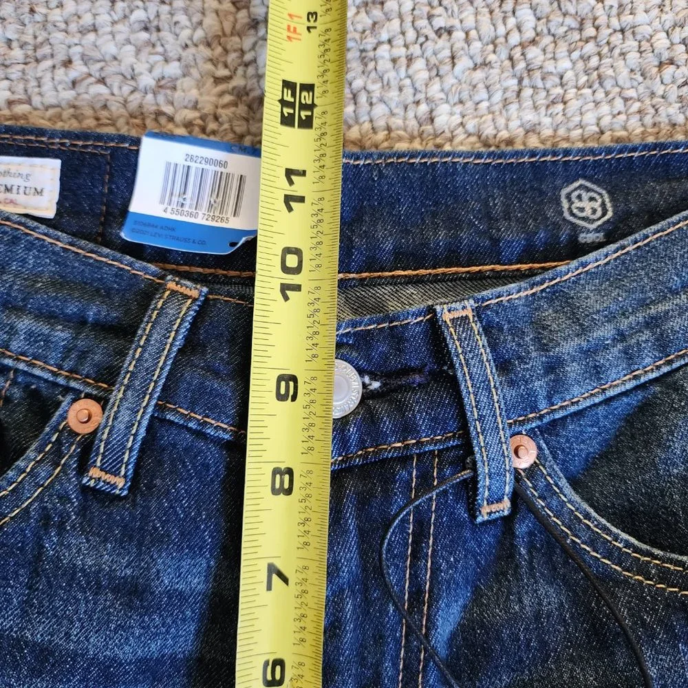 NWT Mens Levis 505 Regular Cropped Cool Eco Performance Jeans Size 28